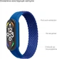 Ремешок ArmorStandart Braided Solo Loop для Xiaomi Mi Band 7/6/5/4 Size M Blue (ARM58764) - изображение 3
