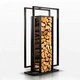 Дровниця металева в стилі Лофт StepLoft Wood-Rack-110 - зображення 3