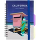 Блокнот Optima California B6 с разделителями 100 листов, клетка (O20358-17) - изображение 1