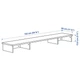 Надставка для столу IKEA IDANAS 152х30 см коричнева (305.141.59) - изображение 4