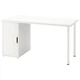 Письмовий стіл IKEA LAGKAPTEN/ALEX 140х60 см білий (095.215.95) - изображение 1