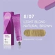 Стойкая крем-краска для волос Londa Professional Londacolor Permanent 8/07 светло русый натуральный коричневый 60 мл - изображение 1