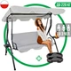 Садовые Качели 3-х местные до 220 кг c Подстаканником Серые Gardenline VIP Grey для 3 Человек с Навесом - Тентом Польша - изображение 1