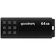 Флеш пам'ять/флешка Goodram UME3-0640K0R11 64ГБ/USB 3.0 Чорний - зображення 1