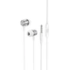 Наушники BOROFONE Platinum metal universal earphones with microphone BM75 1,2m White - изображение 2