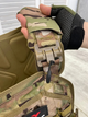 Плитоноска бронежилет Plate Carrier Мультикам/multicam MOLLE 8 подсумков + быстрый сброс - изображение 6