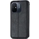 Шкіряний чохол-книжка GETMAN Cubic (PU) для Xiaomi Redmi 12C Чорний - зображення 2