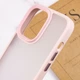 TPU+PC чохол Metal Buttons для Apple iPhone 13 Pro (6.1") Розовый - изображение 5