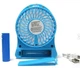 Портативний настільний міні вентилятор Home Fest Portable Mini Fan XSFS-01 USB синій - зображення 4