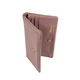 Женский кожаный кошелек Ashwood J56 Wood Rose (Розовый) - изображение 8