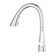Змішувач для кухні Grohe Zedra з висувною лійкою Хром (32294002) - зображення 7