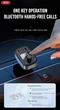 FM трансмиттер Bluetooth автомобильный модулятор XO 50W Type-C PD3.0 + USB-A QC3.0, AUX, BT, FM, LED (BCC-06) - изображение 5