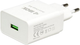 Ładowarka iBOX QC-1 1x USB-A 3A (ILUQC1W) - obraz 3