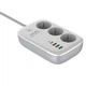 Сетевой фильтр LDNIO SEW3452 2500W 3xUSB/Type-C 30W white - изображение 3