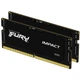 Модуль пам'яті для ноутбука SoDIMM DDR5 64GB (2x32GB) 4800 MHz FURY Impact Kingston Fury (ex.HyperX) (KF548S38IBK2-64) - изображение 1