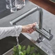 Змішувач для кухні Grohe Minta з висувною лійкою Хром (31721000) - зображення 8