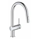 Змішувач для кухні Grohe Minta з висувною лійкою Хром (32321002) - зображення 1