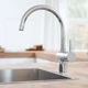 Смеситель для кухни поворотный хром Grohe Minta & Minta Touch 32917000 - изображение 2