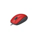 Безшумна дротова миша LOGITECH M110 SILENT RED (910-005489) - зображення 1