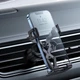 Автотримач Baseus Stable Gravitational Car Mount Lite (Air Outlet Version) (SUWX01) Чорний - зображення 2