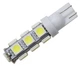 Лампочка автомобільна T10 13-SMD LED W5W - зображення 4