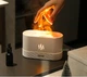 Нічник зволожувач повітря з імітацією полум'я та резервуаром для ефірної олії ультразвуковий аромадифузор GS-7042 - зображення 4