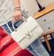 Модная женская мини сумка клатч LV | Стильная маленькая сумочка для девушек через плечо сумка-клатч Луи Витон Белый - изображение 5