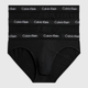 Набір трусів бріфи Calvin Klein Underwear 3P Hip Brief 0000U2661G-XWB S 3 шт Чорний (8719114322411) - зображення 1