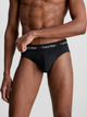 Zestaw majtek męskich typu brief Calvin Klein Underwear 3P Hip Slipy 0000U2661G-XWB L 3 szt Czarny (8719114322435) - obraz 2