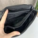 Качественный классический клатч на плечо из мягкой экокожи с магнитной застежкой черный - изображение 6