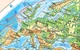 Карта мира Физическая карта полушарий 160x110 см М1:24 000 000 ламинированный картон (4820114950819) - изображение 2