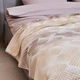 Плед покрывало Kassandra 150x200 см хлопковое TM IDEIA шахи сірий - изображение 3