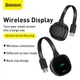 Бездротовий приймач HDMI адаптер Baseus Meteorite Shimmer wireless display adapter - зображення 4