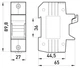 Держатель предохранителя 1р 63А 14х51мм [i0300004] e.fuse.1451.h1 E.NEXT - изображение 4