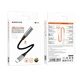 Аудіо Перехідник Borofone BV16 Type-C to 3.5mm digital audio converter 0.12m Metal Gray - зображення 2