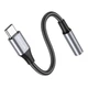 Аудіо Перехідник Borofone BV16 Type-C to 3.5mm digital audio converter 0.12m Metal Gray - зображення 3