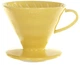 Керамический Пуровер Hario V60 (400 мл.) Yellow 02 Желтый - изображение 1
