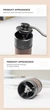 Ручна кавомолка iCafilas Premium Manual Coffee Grinder Металеві жорна - зображення 8