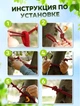 Гамак бавовняний підвісний розмір 200×80 см з чохлом одномісний Синій підвісний гамак з планкою - зображення 6
