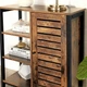 Комод у стилі loft KidsbunkBed 70 x 30 x 81 см колір чорний коричневий - зображення 4