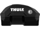 Аеродинамічний сріблястий багажник на рейлінги Seat Ateca 2016- Thule Wingbar Edge - изображение 4