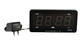 Настольные электронные часы Caixing CX 2159 от сети 220В и от сети 12В Black (1238) - изображение 2