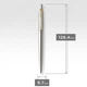 Ручка шариковая Parker JOTTER 17 UKRAINE SS GT BP Трезубец из колосков (16032_T059b) - изображение 2