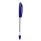 Ручка кулькова H-Tone 0,7мм, з грипом, синя, уп. 50 шт (PEN-HT-JJ201307-BL) - зображення 1