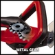 Кусторез Einhell GE-CH 18/40 Li - Solo, 18В, PXC, 400 мм, 2 кг (без АКБ и ЗУ) (3410940) - изображение 6