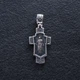 Серебряный крестик "Ангел Хранитель" 131965 Онікс - изображение 3