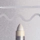 Маркер-фарба Sakura Solid Marker Low Halogen 1.3 мм Білий (084511392007) - зображення 2