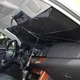 Сонцезахисна парасолька-шторка для лобового скла козирок в авто 79X145см Розмір у складеному стані: 30 см - зображення 4