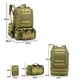 Рюкзак мужской тактический с 3 подсумками Tactical Backpack B08 Oliva на 55 л военный туристический для охоты и рыбалки с креплением MOLLE - изображение 8