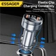 Автомобильное зарядное устройство Essager 80W - изображение 2